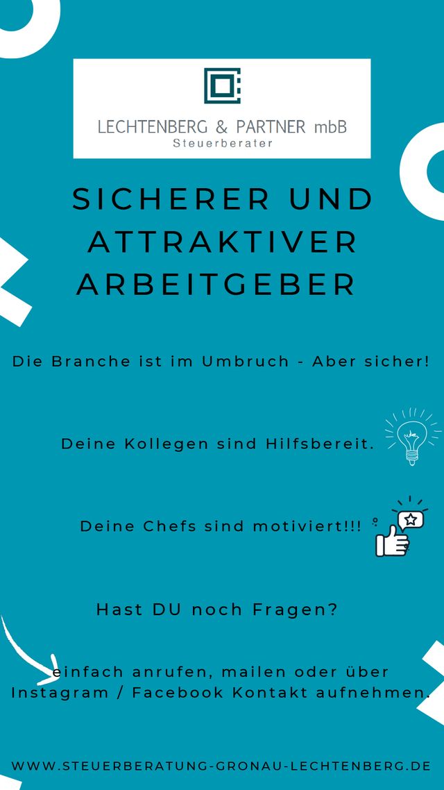 Lechtenberg & Partner mbB, Steuerberater - Benefits